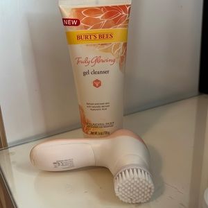 Cleanser and brush